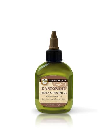 Difeel Mega Care Castor Oil 2.5 ounce - Natural Castor Oil for Hair Growth