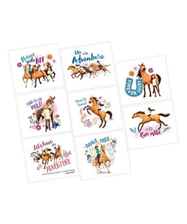 Spirit Riding Free Temporary Tattoos- 8 pcs.