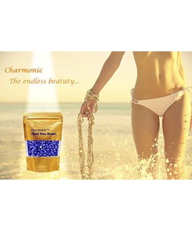 Charmonic 17.5 Oz Hard Body Hair Wax Beans for Men and Women - Lavender Depilatory Wax Beads - 500g/1.1 lb - Buy Online on SooperMarket.com