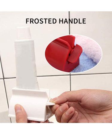 Rolling Tube Toothpaste Squeezer with Frosted Handles Turn Easily Toothpaste Dispenser for Bathroom Saves Toothpaste Creams & More Eco-Friendly Manual Toothpaste Squeezer 2 Colors(White L) - Buy Online on SooperMarket.com