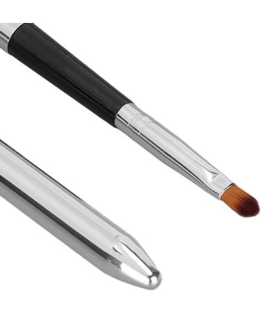 Lip Gloss Brush Compact Small Lip Brush Retractable Retractable Sealing Style Aluminium Material for Home for Beauty Salon - Buy Online on SooperMarket.com