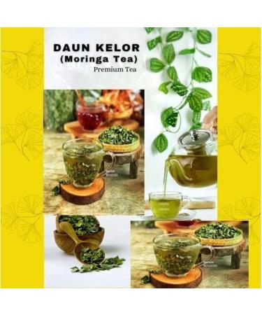 MORINGA TEA ORGANIC 50g | DRIED MORINGA LEAVES | loose tea theine-free Revitalizing herbal tea Great in Salads Juice cooking Or Soups - Daun Kelor Kering - Buy Online on SooperMarket.com