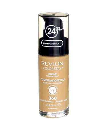 Revlon ColorStay Makeup Foundation Golden Caramel 360 SPF 15 - 1 fl oz (Pack of 1) - Buy Online on SooperMarket.com