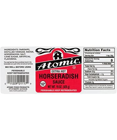 Atomic Horseradish - Extra Hot 6oz Jar - Intense Flavor Boost for Your Dishes - Buy Online on SooperMarket.com