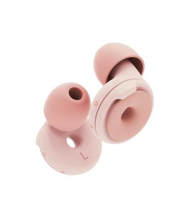 Loop Switch - noise -reducing earplugs with 3 modes |Adaptable passive hearing protection for concentration travel concerts conviviality sport & noise sensitivity |Reusable pink