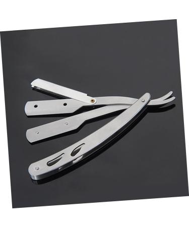 Cabilock 6 PCS Vintage Stainless Steel Razor Holder Set - Classic Shaver & Hairy Knife Stand for Men - Buy Online on SooperMarket.com