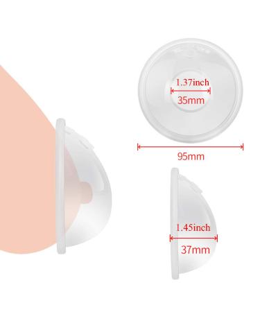 Anti-Flow Breast Shells with Stopper for Nursing Mothers - BPA Free & Food Grade Silicon - 2 Count - Buy Online on SooperMarket.com