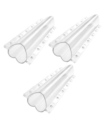 Toddmomy 3pcs Vegetable Shaping Mold Pizza Watermelon 20x6.5cm Transparent