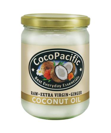 CocoPacific Cold Pressed Extra Virgin Coconut Oil with Ginger 500ml