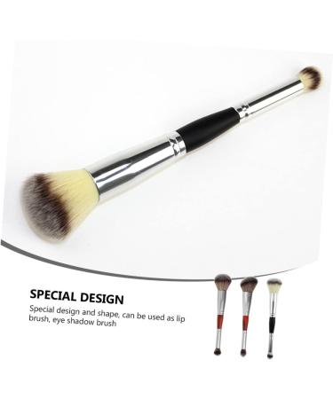NOLITOY 3pcs Double-ended Makeup Brush Eye Shadow Blush Brush Eyeshadow Applicator Make up Contouring Brush - Buy Online on SooperMarket.com