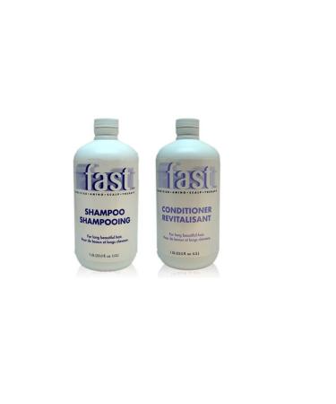 FAST - 1L/33oz 2Pk -Shampoo & Conditioner Combo No Sulfates