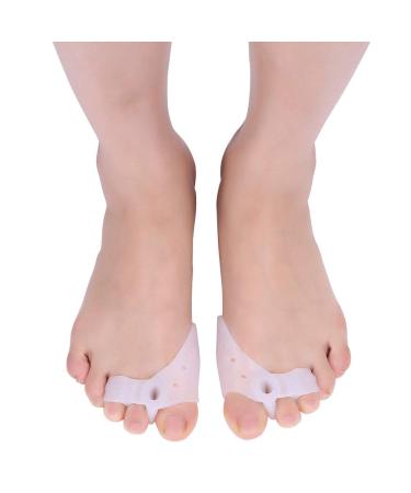 2 Pairs Gel Toe Separator for Hallux Valgus, Hammer Toes - Foot Care Corrector - Buy Online on SooperMarket.com