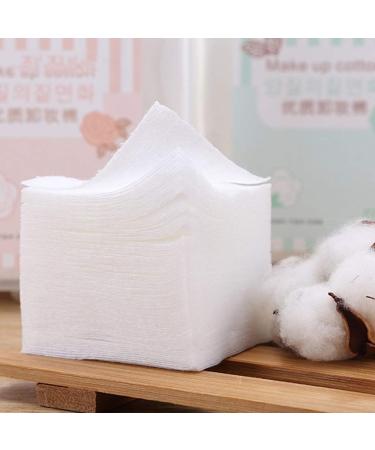Portable Cleansing Cotton 400pcs Organic Cotton Pads Makeup Cotton Wipes Makeup Napkins Remover Organic Coton Wipes Natural Cosmetic Squares Puff Soft Comfortable (Color : White Size : 5 * 6) 5*6 White - Buy Online on SooperMarket.com
