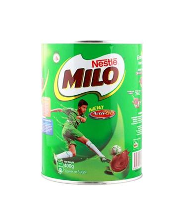 Milo Instant Malt Chocolate Drinking Powder Tin - 400g 400 g (Pack of 1)
