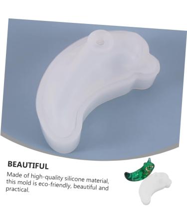 STOBOK 2 Pcs Green Pepper Mold Toilet Diy Resin Casting Chili 3d Crystal Tray White Whitex2pcs 8.5X3.8X1.7CMx2pcs - Buy Online on SooperMarket.com