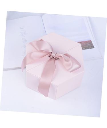 BCOATH Hexagon Candy Lipstick with Cover for Bridesmaid 1Pc Box Storage Case Pink 24X21CM - Buy Online on SooperMarket.com