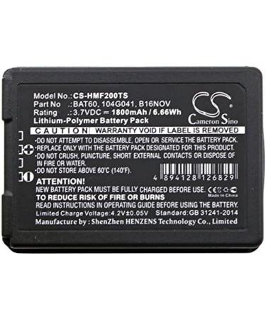 Replacement Battery for Clear-Com FreeSpeak II | 104G041 16NOV BAT60 | 1800mAh/3.7V International Shipping - Buy Online on SooperMarket.com