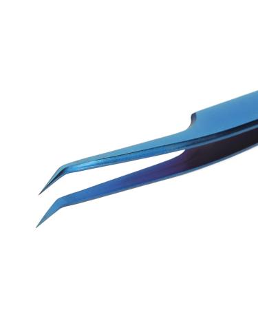 Premium Stainless Steel Slanted Beauty Tweezers for Eyelash Artists | Flexible & Ideal for Nail Salons - Shop Internationally - Buy Online on SooperMarket.com