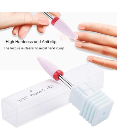 Professional Ceramic Nail Drill Bit for Manicure - Ideal for Grinding, Polishing, Peeling, and Carving - Nail Art Tool (02#) - Buy Online on SooperMarket.com