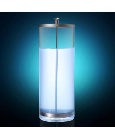 2 Types Disinfection Jar Glass Sterilization Container Sanitizer Glass Manicure Tools for Salon Hairdresser(9 inches) - Buy Online on SooperMarket.com