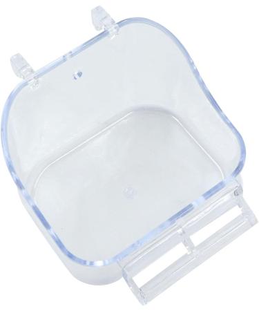 Parrot Bath Box Bird Cage - 1 Piece Parakeet Caged Accessory Supplies Bathing Tub Bath for Most Birdcage Pet Parrot Budgie Parakeet Lovebird Cockatiel Cage Water Shower Transparent - Buy Online on SooperMarket.com