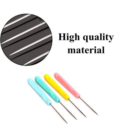4 Pcs Plastic Handle Scratch Awl sewing DIY Tool Set for Handicrafts - Buy Online on SooperMarket.com