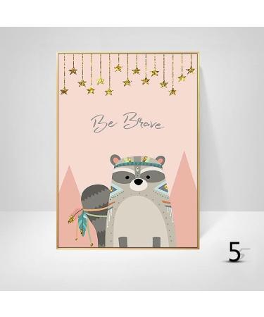 Lulupila Kids' Decorative Poster Set - Animal Motifs for Children's Room - Set of 6 - Buy Online on SooperMarket.com