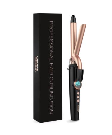Curling Iron for Short Hair 3/4, Short Hair Curling Iron Women Curling Iron with 9 Heating Settings Dual Voltage Instant Heat up for All Hair Types 3-4 Inch