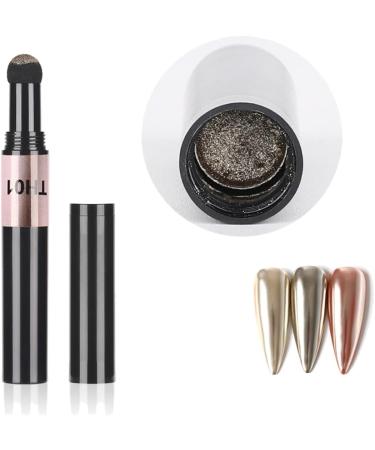 Nail Powder Pen Chrome Glitter Nail Powder Mirror Effect Nails Gel Polish Pens DIY Nail Decoration Nail Powder Pen - Buy Online on SooperMarket.com