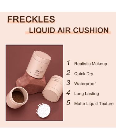 Erinde Liquid Freckle Pen Stamp in 01 Saddle Brown - Waterproof, Long Lasting, Quick Dry Freckles Makeup for Natural Sunkissed Look - Buy Online on SooperMarket.com