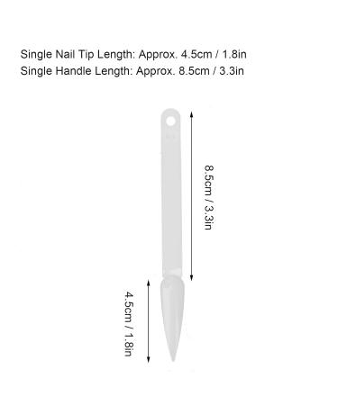 50pcs Nail Polish Display Sticks - Fan-Shaped Color Cards for Nail Art | Nail Studio Decoration & DIY Tips - Buy Online on SooperMarket.com