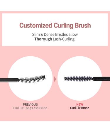 ETUDE Curl Fix Mascara 1 Black | Long-Lasting Curl 24H Technology - New Formula - Buy Online on SooperMarket.com