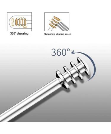 Portable Steel Spring Ear Wax Remover - Earpick Ear Cleaning Tool - Buy Online on SooperMarket.com