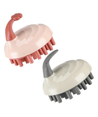 PLAFOPE 2pcs Shampoo Comb Kids Shampoo Anti Dandruff Shampoo for Kids Anti-dandruff Shampoo Body Scrubber Exfoliator Exfoliating Hair Brush Silicone Head Massager Massaging Brush Hairbrush