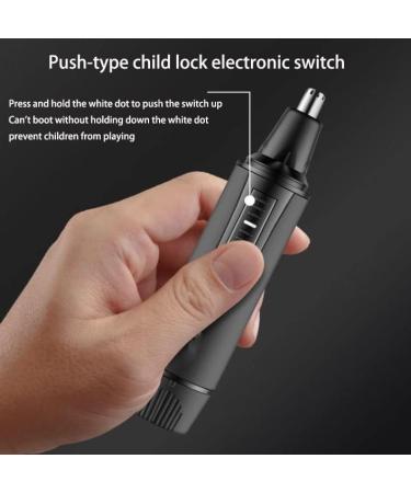 Portable Electric Eyebrow Trimmer & Nose Hair Remover - Lightweight Child Lock Perfect for Travel - Easy Cleansing - Buy Online on SooperMarket.com