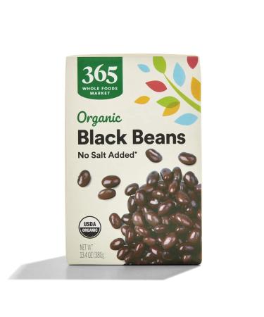 365 by Whole Foods Market, Organic Unsalted Black Beans, 13.4 Ounce