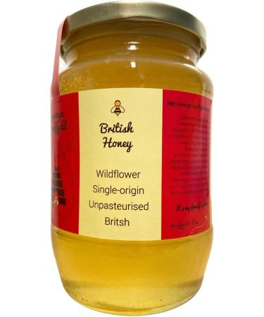 Gwenyn Gruffydd - British Blossom Honey 1kg Bulk Glass Jar - - 100% Pure Natural Unpasteurized Raw Honey - Bulk Honey 1kg - Unheated - Gluten Free - Premium Honey from Non-Sugar Fed Bees UK - Buy Online on SooperMarket.com