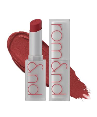 rom&nd Zero Matte Lipstick 3g  03 SILHOUETTE  Intense Color  Highly Pigmented  Last All Day  Weightless  Smooth Velvet Texture  Matte Finish  Without Drying or Flaking  Ultra-Adhesive Formula
