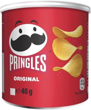 Snack Variety Bundle Containing Pringles Original Crisps Tub 40g x3 & Pringles Salt & Vinegar Tub 40g x3 (6 Pack) - Buy Online on SooperMarket.com
