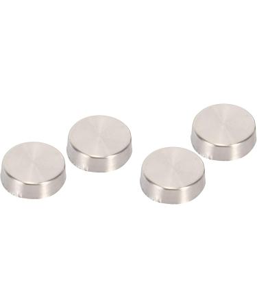 KVSERT 16 mm Stainless Steel Mirror Screw Cap (48 Pieces) - Buy Online on SooperMarket.com