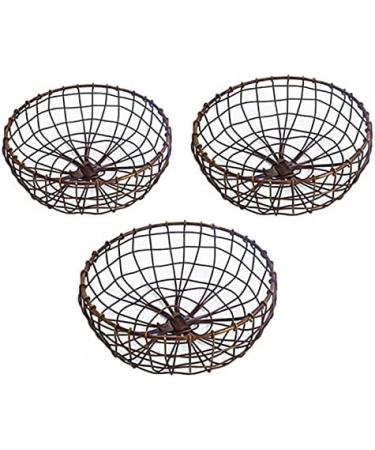 Fruit Basket Bowl Fruit Basket for Kitchen Countertop Metal Vegetable Storage Bowl Metal Mesh Wire Fruit Basket Fruit Bowls (Size : M) - Buy Online on SooperMarket.com