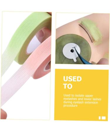 minkissy 36 Rolls Lash Tape False Eyelash Tape Adhesive Fabric Tape Breathable Eyelash Tape DIY Lash Grafting Tape Lash Extension Auxiliary Tool Extend Eyes Non-woven Fabric - Buy Online on SooperMarket.com