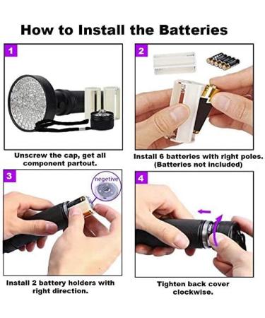 LGUIY UV Torch Flashlight UV Light 100 LEDs Torch Black Light 395nm Ultraviolet Flashlight Blacklight with Goggle for Pet Dog Cat Stains Scorpion Currency Bed Bug Detector - Buy Online on SooperMarket.com