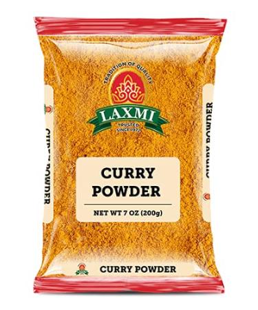 Laxmi Curry Powder, Traditional Indian Cooking Spices - 7oz (200g)