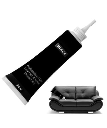Leather Restore Cream Leather Recoloring Balm Leather Repair Kit Leather Repair Cream Leather Restorer Leather Recoloring Balm for Furniture Couch Car Seats Sofa Jacket 20ml (Black)