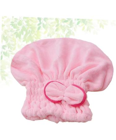 HAPINARY Elastic Shower Quick Dry Head Turbans Shower Cap for Microfiber Washcloth Turbans for Women Hair Ties Shower Head Towel Microfiber Hair Drying Cap Pink Women's Cute Hijab Pink medium - Buy Online on SooperMarket.com
