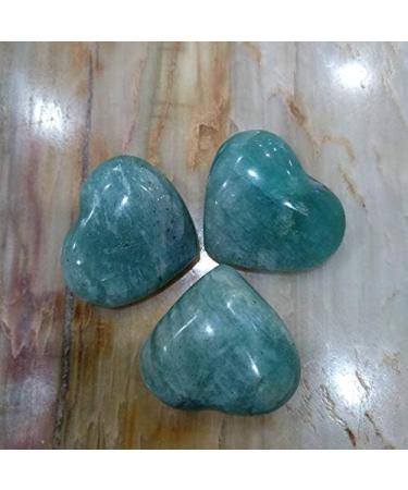 Natural Crystal Rough 3pcs Pretty Gorgeous Natural Stone Heart Crystal Stone - Buy Online on SooperMarket.com