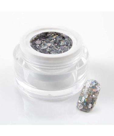 5 ml UV Colorgel/Colourgel/Glittergel - in Crisp Silver