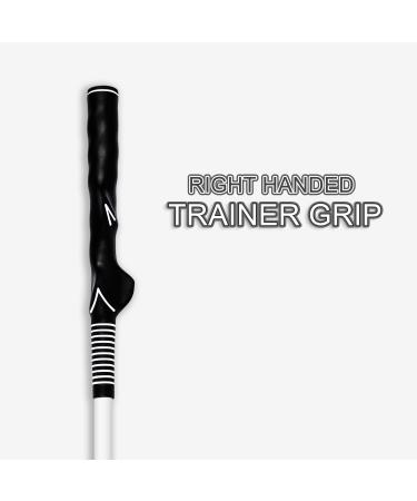 PLAYEAGLE Golf Tempo & Grip Trainer - Spring Loaded Metal Head Swing Aid (White) - Buy Online on SooperMarket.com