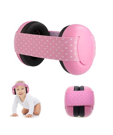Zoompil baby capsule listener ear protection officer for newborns hearing protection baby baby headphones noise protection foldable hearing protection for babies and toddlers pink